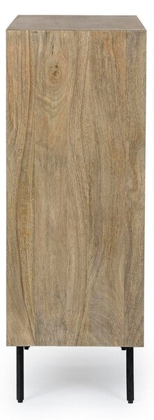 Шкафче от масивно манго в естествен цвят 92x110x40 cm Darsey – Bizzotto
