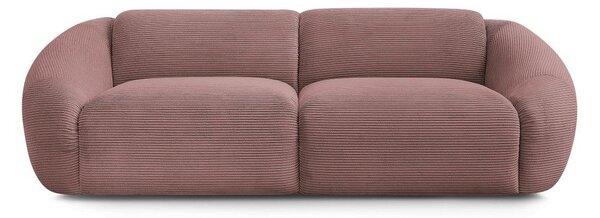 Розов диван от рипсено кадифе 250 cm Tina – Bobochic Paris