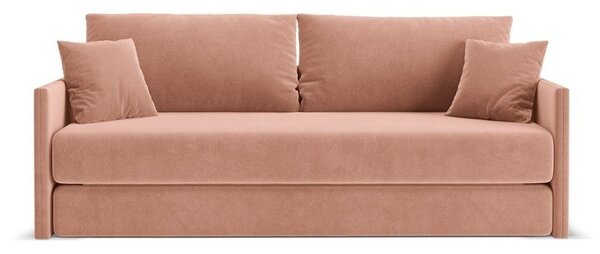 Розов кадифен сгъваем диван 209 cm Shannon – Cosmopolitan Design