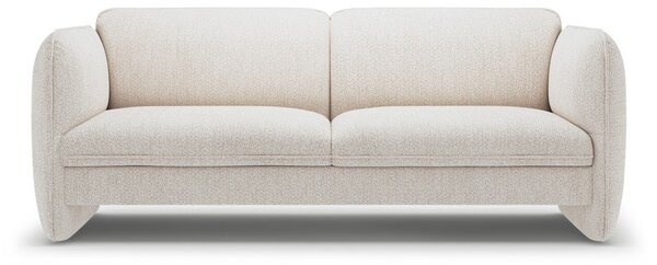 Кремав шенилов диван 204 cm Georgia – Micadoni