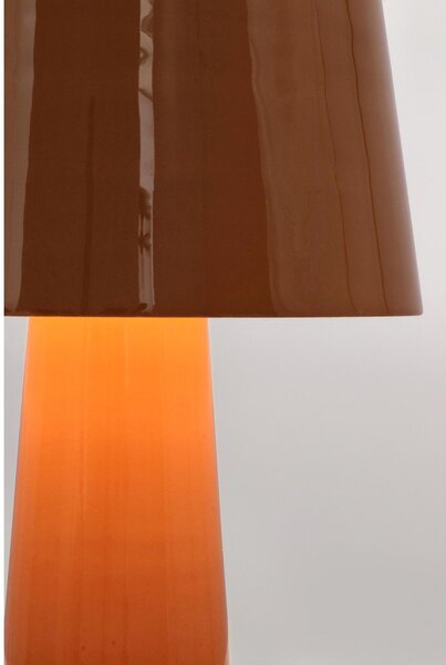 Оранжева метална LED настолна лампа с метален абажур (височина 51 cm) Turner – Bizzotto