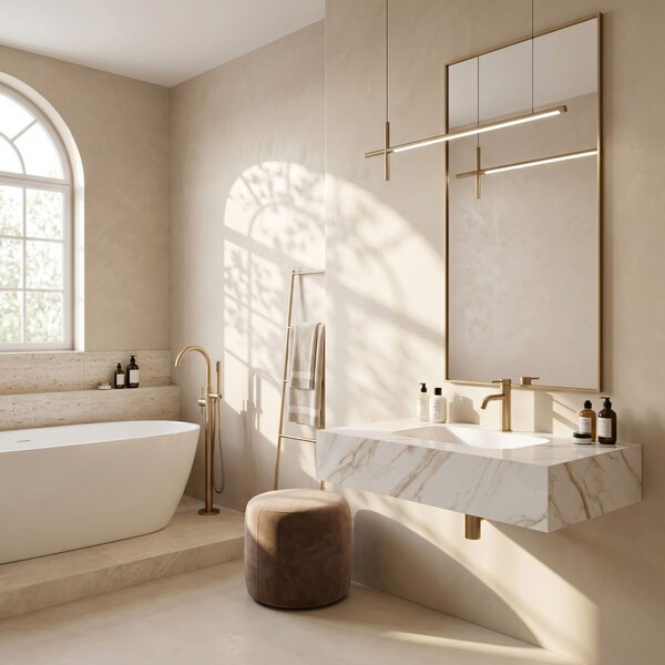 Стенна мивка REA Aresa Grey Gold 80