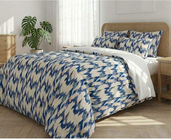 Синьо единично спално бельо 200x140 cm Sapphire – Mijolnir
