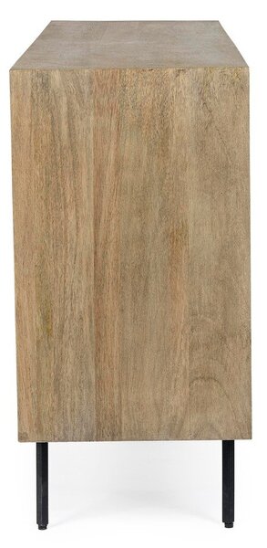 Скрин от масивно манго в естествен цвят 160x83x40 cm Darsey – Bizzotto
