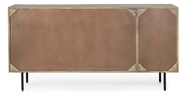 Скрин от масивно манго в естествен цвят 160x83x40 cm Darsey – Bizzotto