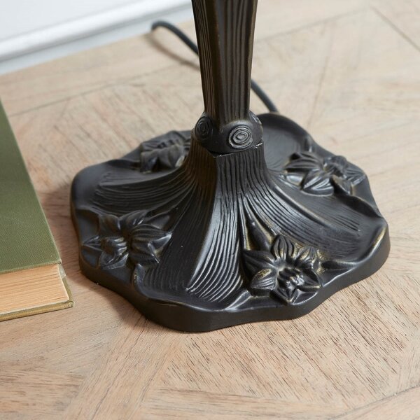 Endon 64085 - Настолна лампа Tiffany DRAGONFLY 2xE27/60W/230V, диаметър 41 cm
