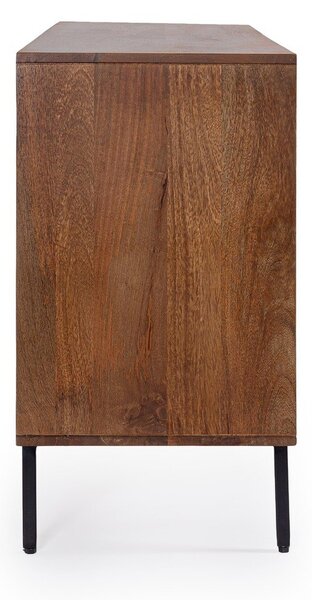 Скрин от масивно манго в естествен цвят 140x75x40 cm Tadita – Bizzotto