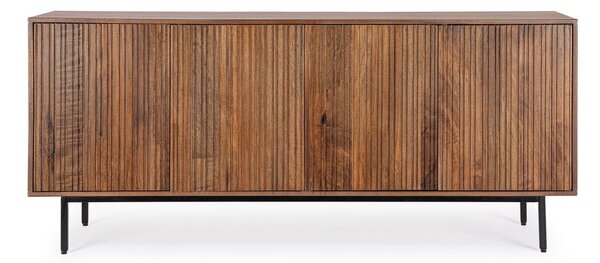 Скрин от масивно манго в естествен цвят 170x75x40 cm Tadita – Bizzotto