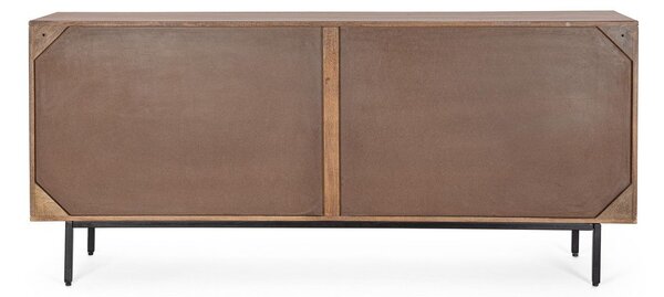 Скрин от масивно манго в естествен цвят 170x75x40 cm Tadita – Bizzotto