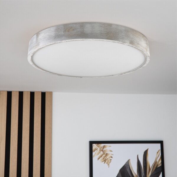 Brilagi - Плафон PINO 3xE27/15W/230V бор/сребрист Ø 47,5 cm