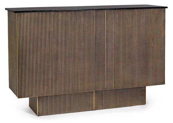 Кухненски остров с дъска от мангово дърво 40x160 cm Virat – Bizzotto