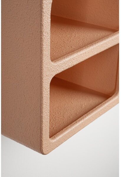 Теракотен на няколко нива стенен рафт 40 cm Creamy – Bizzotto