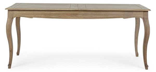 Сгъваема трапезна маса с допълнителна плоча от масивно манго 90x180 cm Domitille – Bizzotto