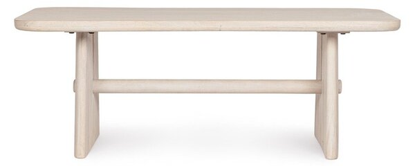 Масичка за кафе от масивно манго в светло естествен цвят 60x110 cm Elisheva – Bizzotto