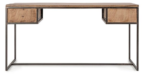 Работна маса с акациев плот 60x150 cm Elmer – Bizzotto