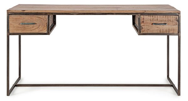 Работна маса с акациев плот 60x150 cm Elmer – Bizzotto