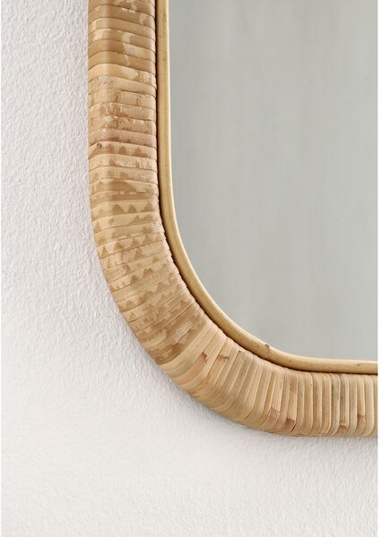 Стенно огледало ратаново 50x70 cm Hakima – Bizzotto