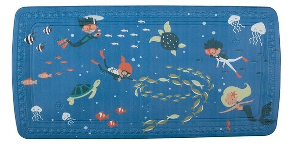 Детска противоплъзгаща подложка за вана 36x71 cm Scuba Diver – Spirella