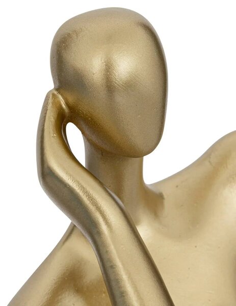 Декоративна фигура atmosphera Le Collectionneur, Смола, Златист, 25 cm