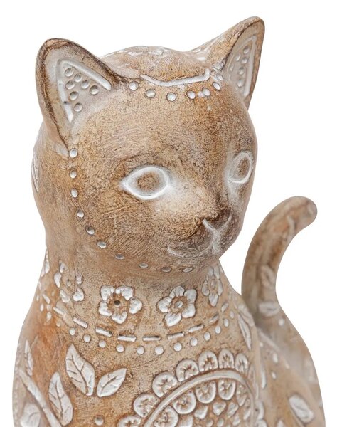 Декоративна фигура atmosphera Lindo, Смола, Бежов, 19 cm
