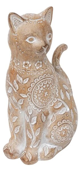 Декоративна фигура atmosphera Lindo, Смола, Бежов, 19 cm
