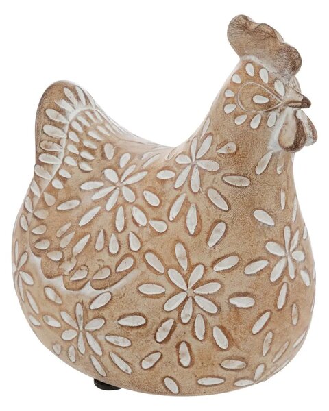 Декоративна фигура atmosphera Linda, Смола, Бежов, 20 cm