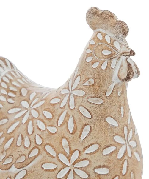 Декоративна фигура atmosphera Linda, Смола, Бежов, 20 cm