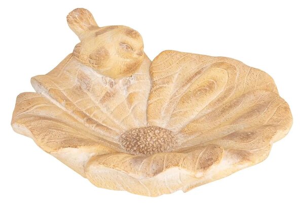 Декоративна фигура atmosphera Birdy, Магнезий, Бежов, 38 cm
