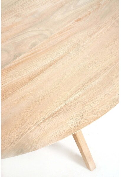 Кръгла трапезна маса от масивно манго ø 120 cm Quenza – Light & Living
