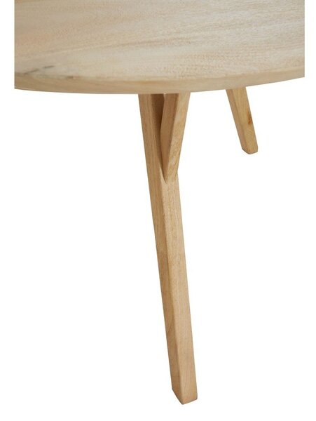 Кръгла трапезна маса от масивно манго ø 120 cm Quenza – Light & Living