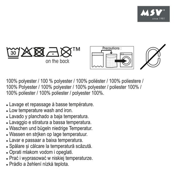 Завеса за душ 180x200 cm Sugar – MSV