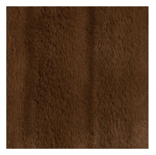 Кафяво одеяло от изкуствена кожа 130x180 cm Galena – House Nordic