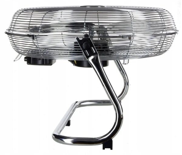 Вентилатор за под Esperanza EHF006 Cyclone, 110W, 45 см, 3 скорости, 116м3/мин, Алуминиеви перки, Сребрист/хром