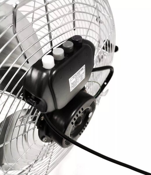 Вентилатор за под Esperanza EHF006 Cyclone, 110W, 45 см, 3 скорости, 116м3/мин, Алуминиеви перки, Сребрист/хром
