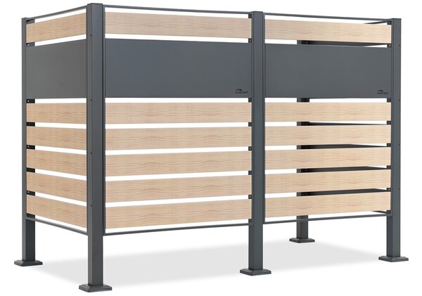 Корпус за 2 контейнера за отпадъци 120l или 240l Breda CoverTech