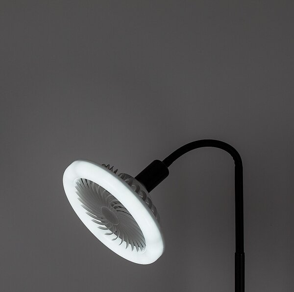 Rabalux 74031 - LED подова лампа с вентилатор 1xE27/16W/230V
