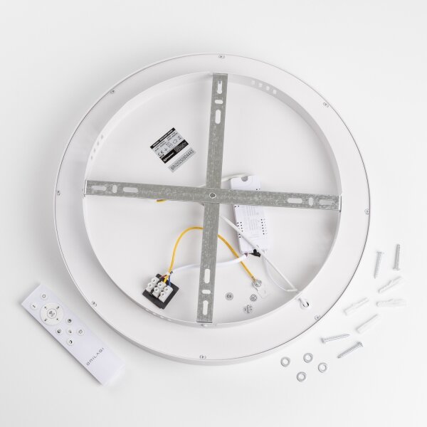 Brilagi - Димируем LED плафон FALCON II LED/67W/230V Ø 40 см бял + дистанционно управление