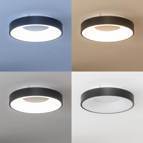 Brilagi - димируем LED таванен плафон FALCON II LED/67W/230V Ø 40 cm черен +ДУ