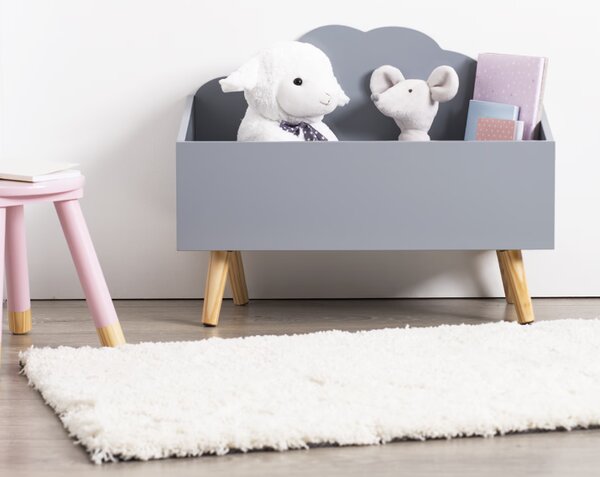 Детски скрин за съхранение atmosphera Cloud MDF - Бял