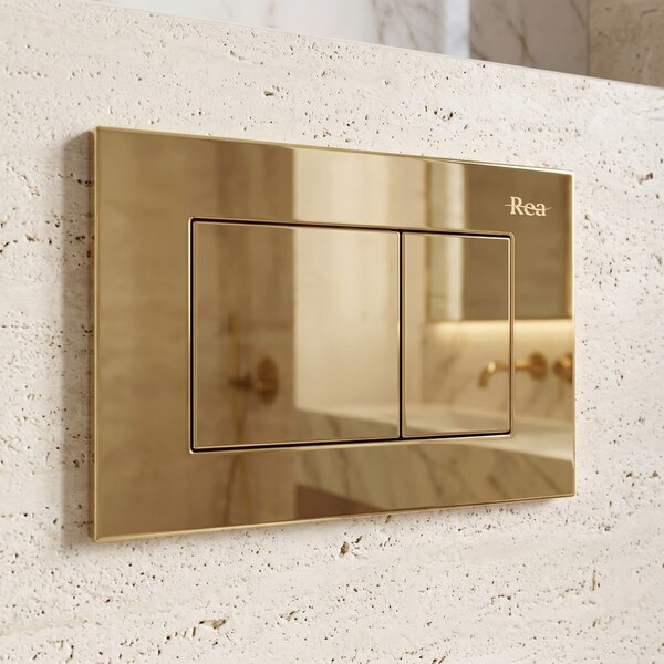 Бутон за тоалетна Rea J K011A-Q и Slim 024N Gold