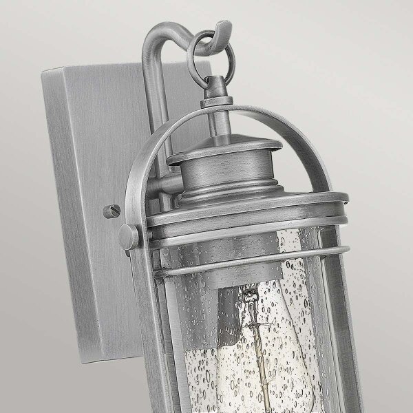 Quintiesse QN-BOOKER-S-IA - Външна настенна лампа BOOKER S 1xE27/60W/230V IP44, матов хром