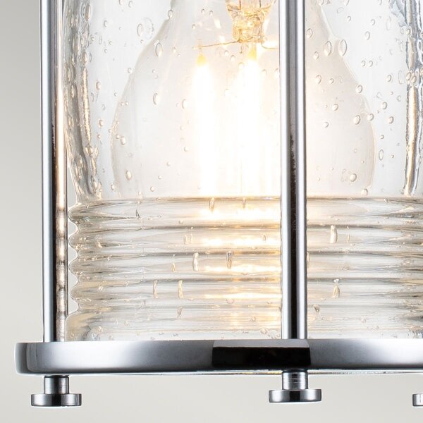 Quintiesse QN-ASHLANDBAY1-PC-BATH-Външна стенна лампа ASHLAND BAY 1xE27/60W/230V IP44