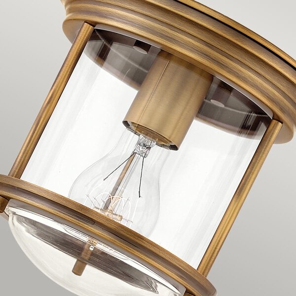 Quintiesse QN-HADRIAN-MINI-F-BR-CLEAR -Външно осветително тяло HADRIAN 1xE27/60W/230V IP44