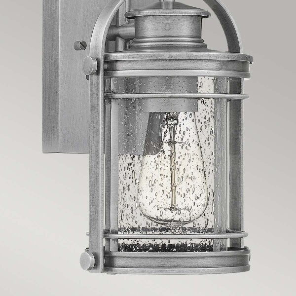Quintiesse QN-BOOKER-S-IA - Външна настенна лампа BOOKER S 1xE27/60W/230V IP44, матов хром
