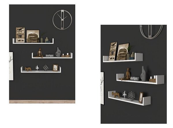 Комплект полици Flyiong Shelf - 90 cm, различни цветове