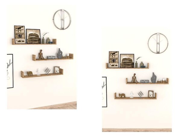 Комплект полици Flyiong Shelf - 90 cm, различни цветове