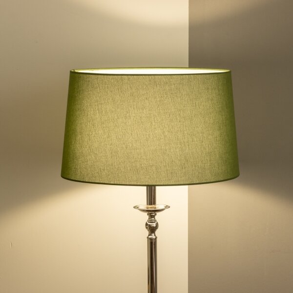 Brilagi - LED подова лампа CERIA 1xE27/60W/230V Ø 45 cm лъскав хром/зелен