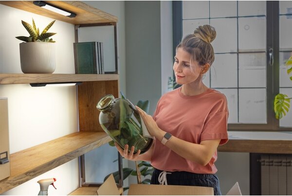 Osram - димируемо LED осветление за монтаж под шкаф с датчик LINEAR EDGE LED/4W/230V 30 cm черно