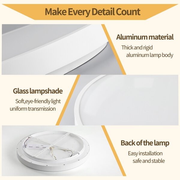 Brilagi - Димируемо LED осветително тяло GLASS POOL DOUBLE LED/80W/230V 60 см бяло + дистанционно управление