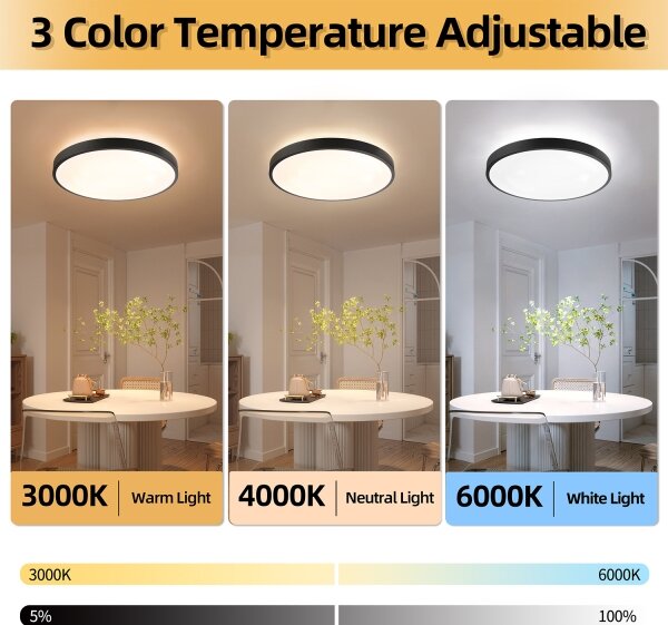 Brilagi - Димируемо LED осветително тяло GLASS POOL DOUBLE LED/80W/230V 60 см черно + дистанционно управление